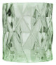 candle holder MULTIFACETED MINT GREEN