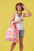 shopping bag POPPIES PINK