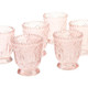 candle holder VINTAGE BLUSH PINK