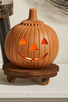 lantern TERRACOTTA JACK-O-LANTERN