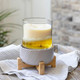 wax warmer 2-in-1 WOODEN PEDESTAL