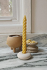 pebble candle holder SAND