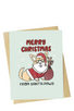 big moods card SANTA PAWS