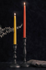 beeswax tapers 16" TERRACOTTA