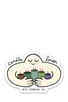 candle lover sticker