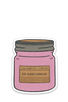Eat. Sleep. Candles. sticker
