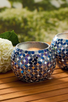 candle holder COBALT MOSAIC
