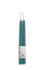 beeswax tapers 12" TEAL
