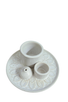 incense burner CERAMIC DUST WHITE