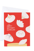 graphic anthology card DUMPLING BIRTHDAY