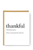 footnotes card THANKFUL