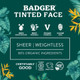 Overview of Badger tinted face sunscreen
