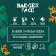 overview of badger face sunscreen