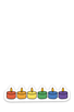 sticker RAINBOW TEA LIGHTS