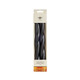 beeswax tapers twisted 10" BLACK BD