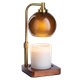 candle warmer LAMP AMBER SPHERE