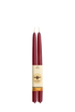 beeswax tapers 12" GARNET BD