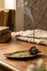 incense burner LOTUS AND LEAF