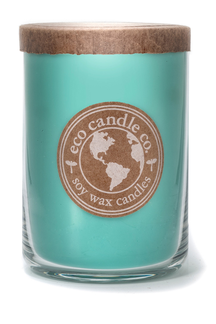 8oz mason OCEAN WAVES soy candle Eco Candle Co.