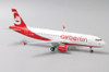 JC Wings Air Berlin Last Flight Airbus A320 With Stand Scale 1/200 JCLH2201