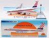 Inflight 200 Montana Austria Boeing 707-100 OE-IRA Scale 1/200 IF701MONT0122B