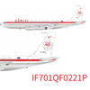 Inflight 200 Qantas "40 Years of Service" Boeing 707-138, VH-EBG. Polished Scale 1/200 IF701QF0221P