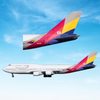 JC Wings Boeing 747-400 Asiana Airlines "Last Flight" HL7428 Flaps Down Scale 1/400 XX40221A
