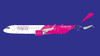 Inflight 200 Models Wizz Air "XLR" Airbus A321XLR G-XLRA With Stand Scale 1/200 IF321W40502