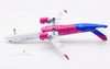Inflight 200 Models Wizz Air "XLR" Airbus A321XLR G-XLRA With Stand Scale 1/200 IF321W40502