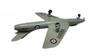 Small diecast Hawker Hunter RAF WB188 model with stand in classic RAF colours Small diecast Hawker Hunter RAF WB188 model with stand in classic RAF colours