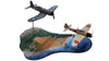 Corgi Aviation Archive 1:72 F4U Corsair and A6M2 Zero Dogfight Double Set Guadalcanal 1943 Diecast Model Aircraft Corgi Aviation Archive 1:72 F4U Corsair and A6M2 Zero Dogfight Double Set Guadalcanal 1943 Diecast Model Aircraft