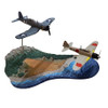Corgi Aviation Archive 1:72 F4U Corsair and A6M2 Zero Dogfight Double Set Guadalcanal 1943 Diecast Model Aircraft Corgi Aviation Archive 1:72 F4U Corsair and A6M2 Zero Dogfight Double Set Guadalcanal 1943 Diecast Model Aircraft