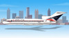 Gemini Jets 1/400 Boeing 727-100 Delta Air Lines N1633 Widget livery diecast model aircraft