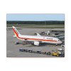 Past Wings and Future Skies Canvas Print — Air Europe Plane Wall Art