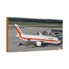 Past Wings and Future Skies Canvas Print — Air Europe Plane Wall Art