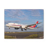 Past Wings and Future Skies Canvas Print — Dan Air London 787 Plane Wall Art