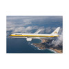 Past Wings and Future Skies Canvas Print — Monarch Boeing 787 Plane Wall Art
