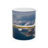 Past Wings and Future Skies: What if range: Monarch Boeing 787 Ceramic Mug, (11oz)