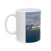 Past Wings and Future Skies: What if range: Monarch Boeing 787 Ceramic Mug, (11oz)