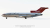 WB Models Northwest Orient Airlines Boeing 727-51 N462US polished finish 1/200 WB721NW462P