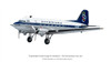 InFlight200 1:200 Douglas C-53 Skytrooper Olympic SX-BBF classic Greek airline diecast model aircraft