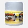 Exclusive Court Line Boeing 787 Dreamliner in yellow and orange colours 11oz ceramic aviation mug