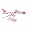 Sky Marks 1/150 Boeing 757-200 Song N610DL in pink Breast Cancer Awareness livery with display stand model aircraft