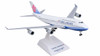 Skymarks China Airlines Boeing 747-400 1/250 scale snap-fit model aircraft with display stand SKR385