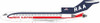 Inflight 200 Boeing 727-22C Reeve Aleutian Airways N831RV Scale 1/200 IF721RV0924