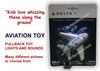 Delta Airlines fun plane with lights and sound