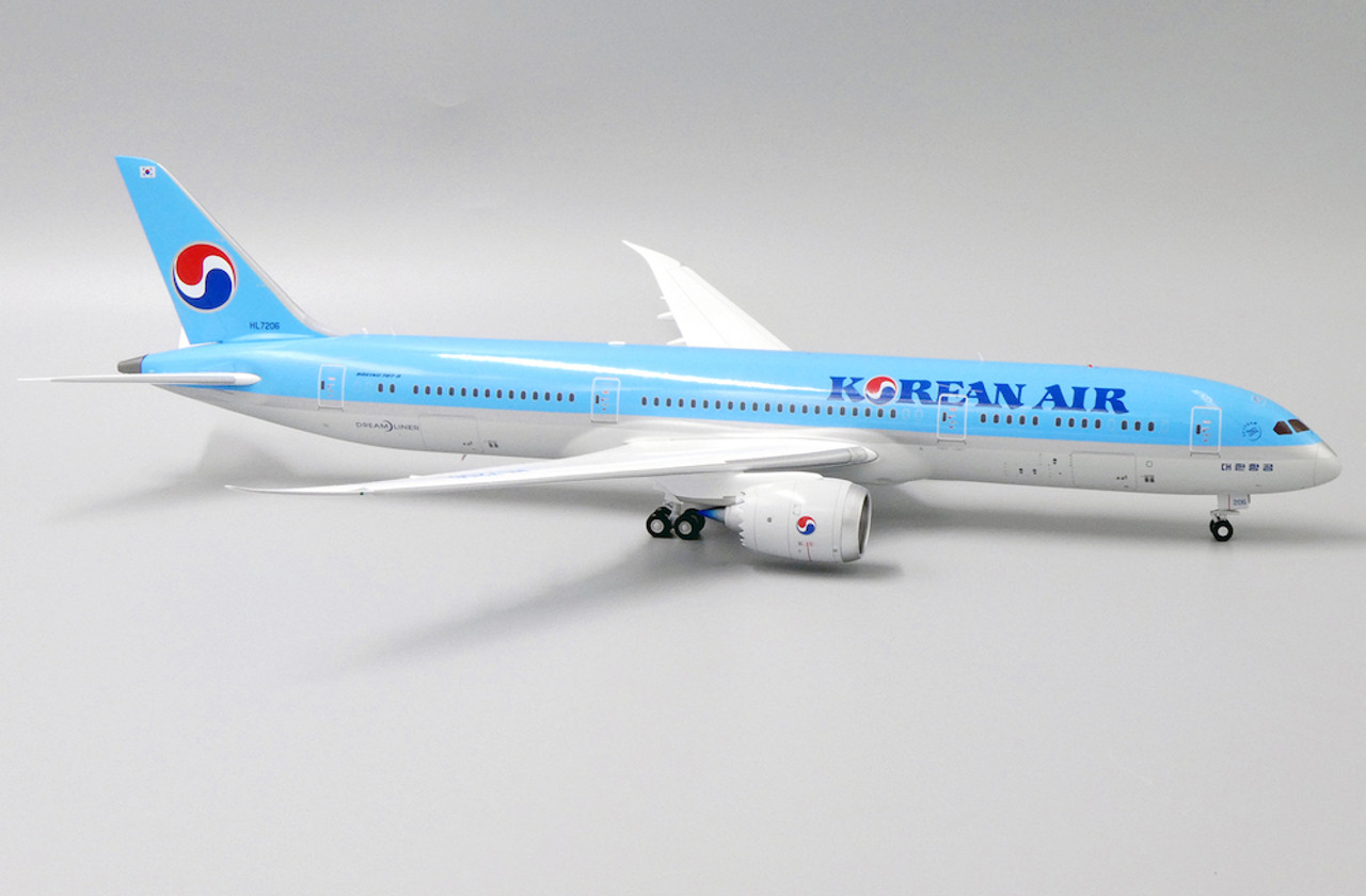 JC Wings Korean Air Boeing 787-9 Dreamliner HL7206 Scale 1/200