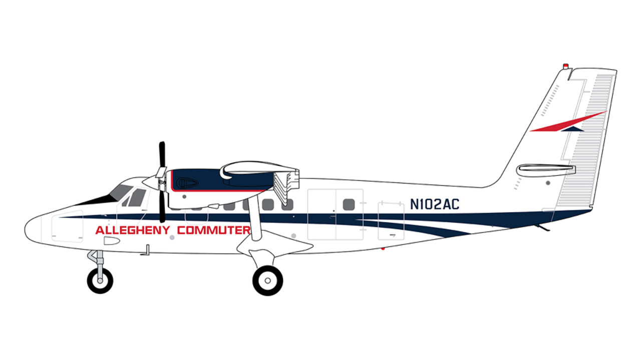 Gemini 1/200 ALLEGHENY DHC-6-300 ツインオッター GeminiJets G2USA1033 Allegheny Commuter DHC-6-300 Twin Otter