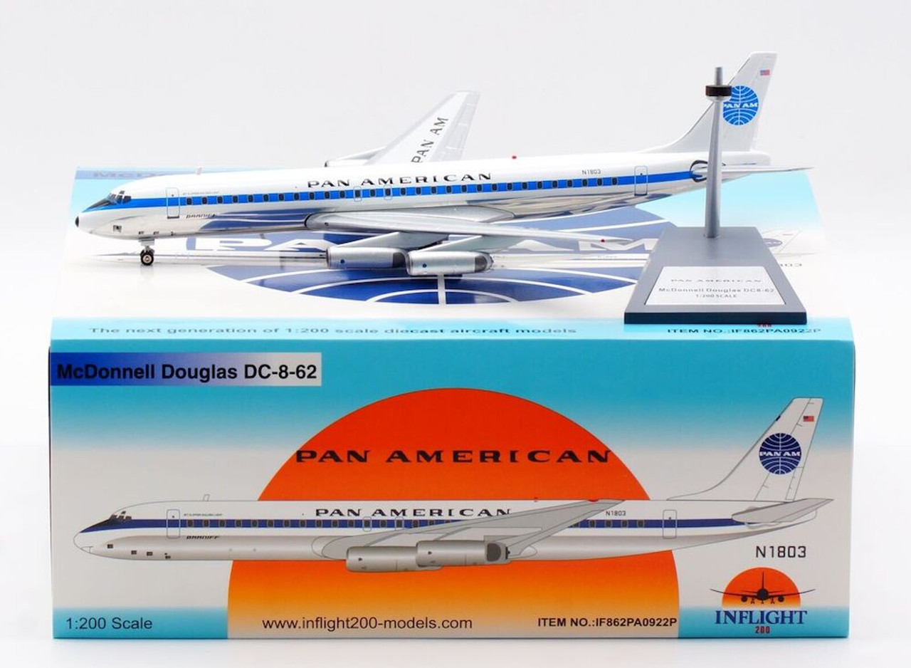 1/200 Aviation DC-8-62 パンナム航空N1803 限定モデル ...