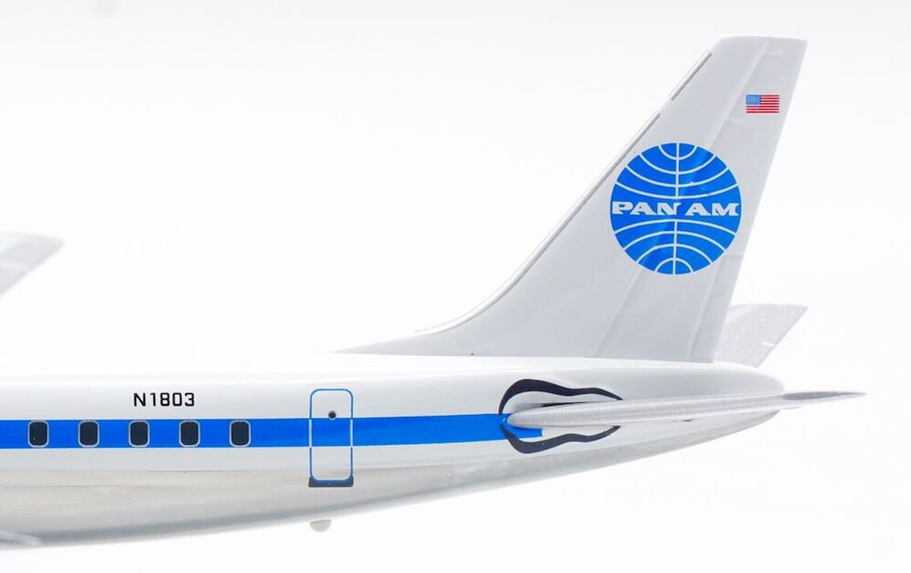 Inflight 200 Pan Am DC-8 Series 62 N1803 with stand Scale 1/200 